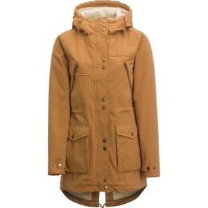 Volcom “Walk on By” Tan Parka Women’s Small NWOT